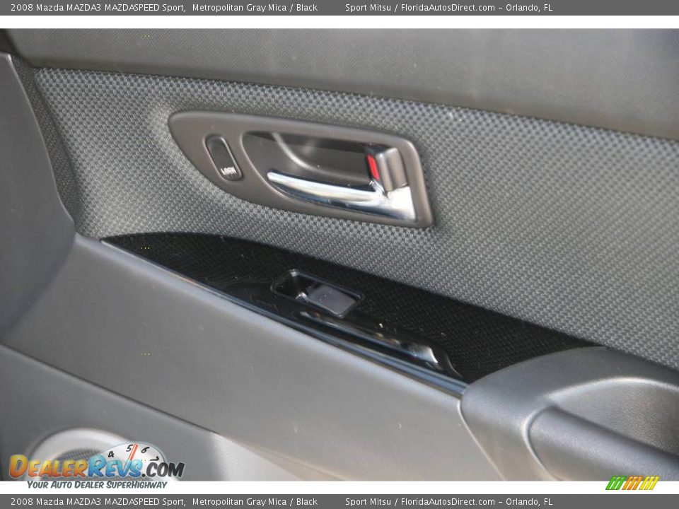 2008 Mazda MAZDA3 MAZDASPEED Sport Metropolitan Gray Mica / Black Photo #18