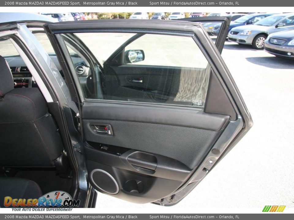 2008 Mazda MAZDA3 MAZDASPEED Sport Metropolitan Gray Mica / Black Photo #19