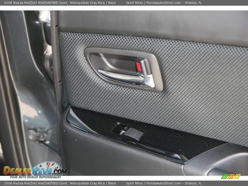 2008 Mazda MAZDA3 MAZDASPEED Sport Metropolitan Gray Mica / Black Photo #20