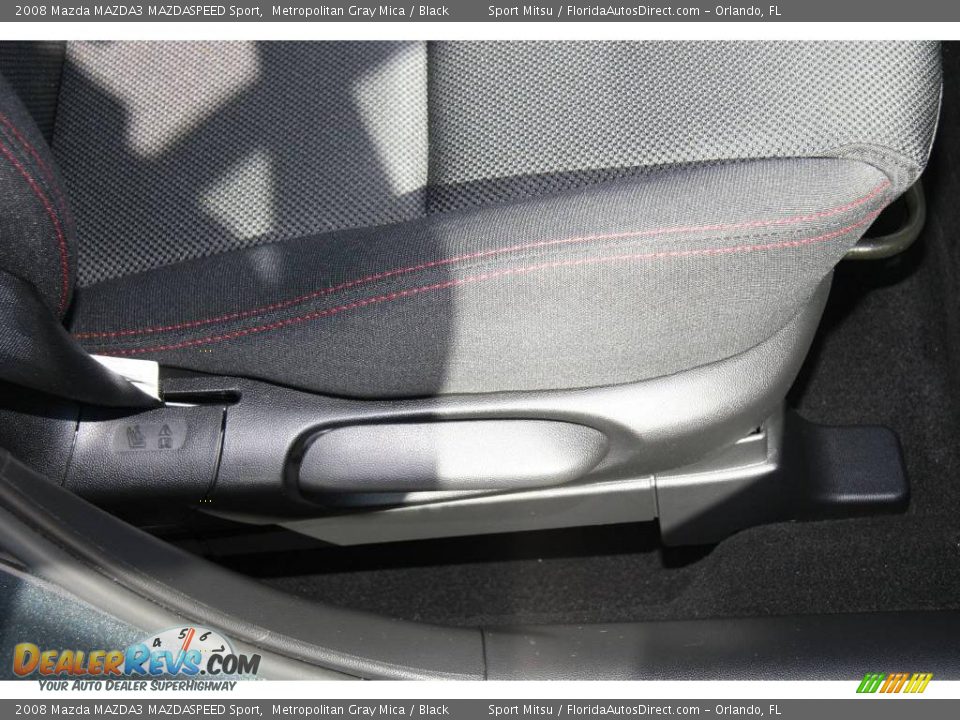 2008 Mazda MAZDA3 MAZDASPEED Sport Metropolitan Gray Mica / Black Photo #25