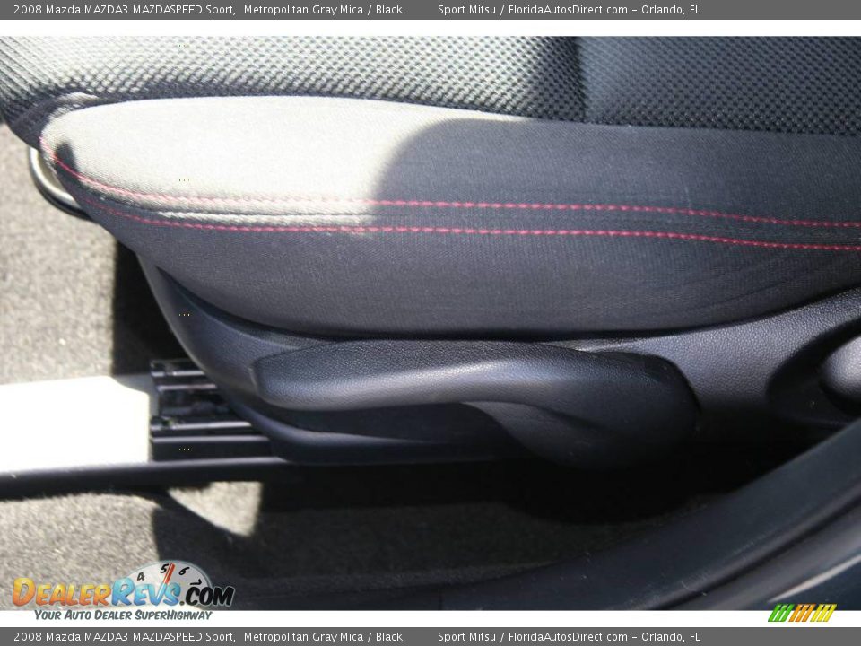2008 Mazda MAZDA3 MAZDASPEED Sport Metropolitan Gray Mica / Black Photo #26