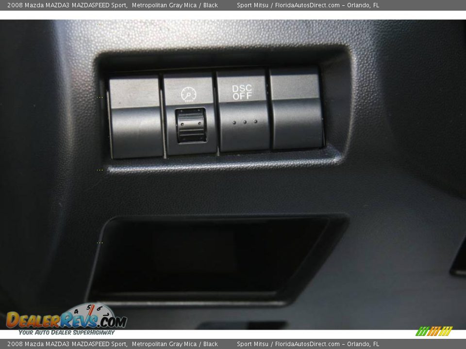 2008 Mazda MAZDA3 MAZDASPEED Sport Metropolitan Gray Mica / Black Photo #28