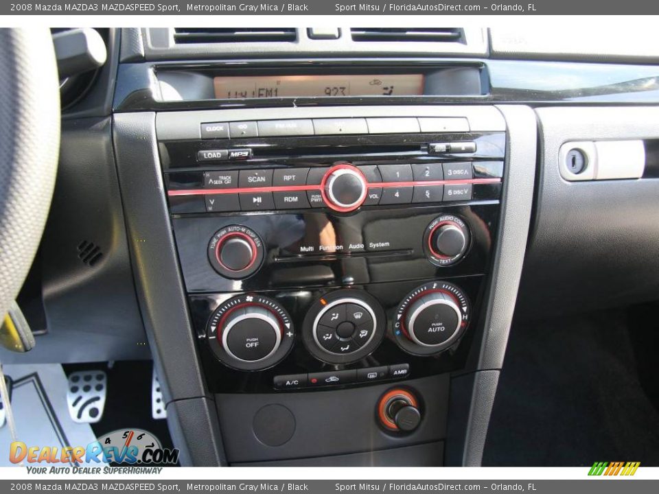 2008 Mazda MAZDA3 MAZDASPEED Sport Metropolitan Gray Mica / Black Photo #33