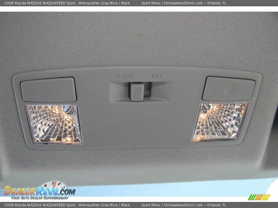 2008 Mazda MAZDA3 MAZDASPEED Sport Metropolitan Gray Mica / Black Photo #36