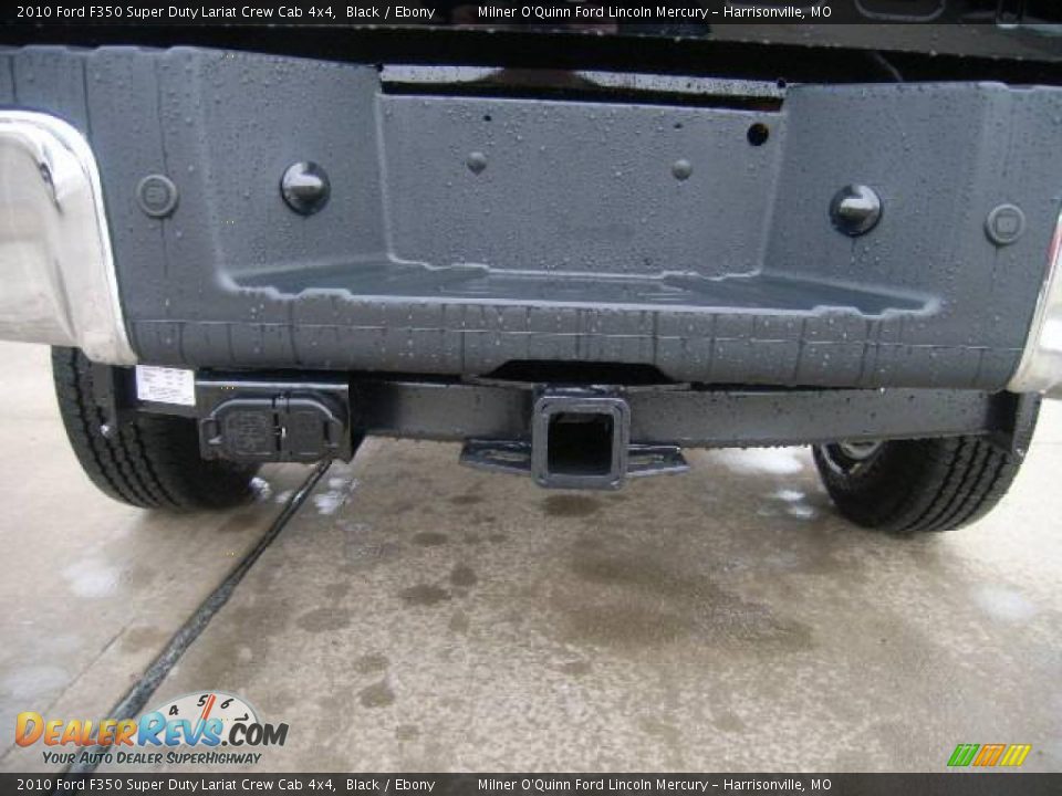 2010 Ford F350 Super Duty Lariat Crew Cab 4x4 Black / Ebony Photo #11