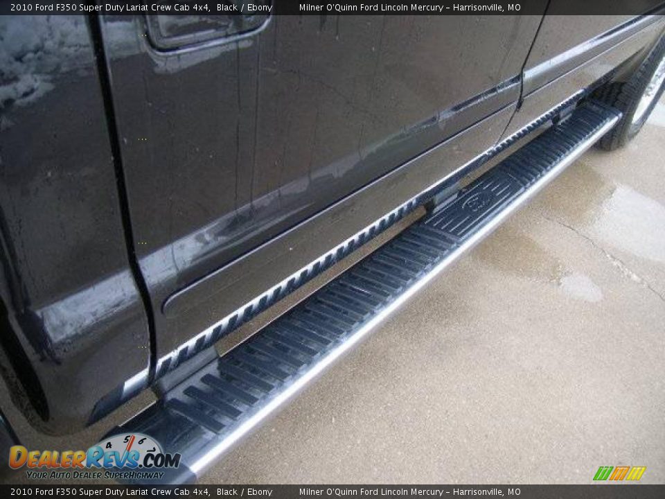 2010 Ford F350 Super Duty Lariat Crew Cab 4x4 Black / Ebony Photo #13