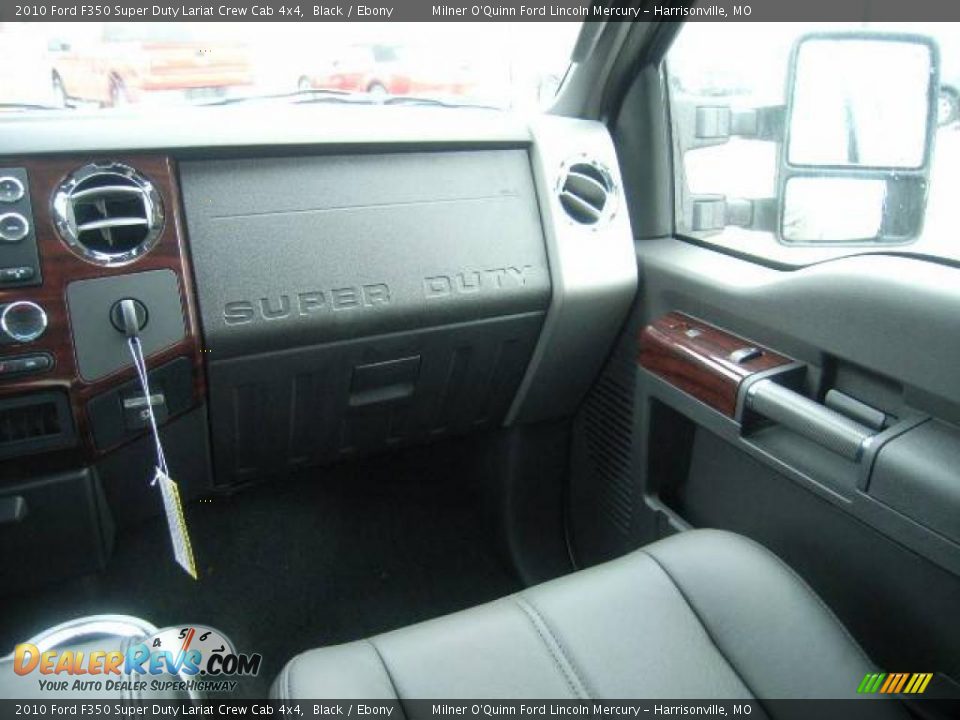 2010 Ford F350 Super Duty Lariat Crew Cab 4x4 Black / Ebony Photo #17