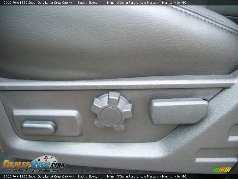 2010 Ford F350 Super Duty Lariat Crew Cab 4x4 Black / Ebony Photo #18