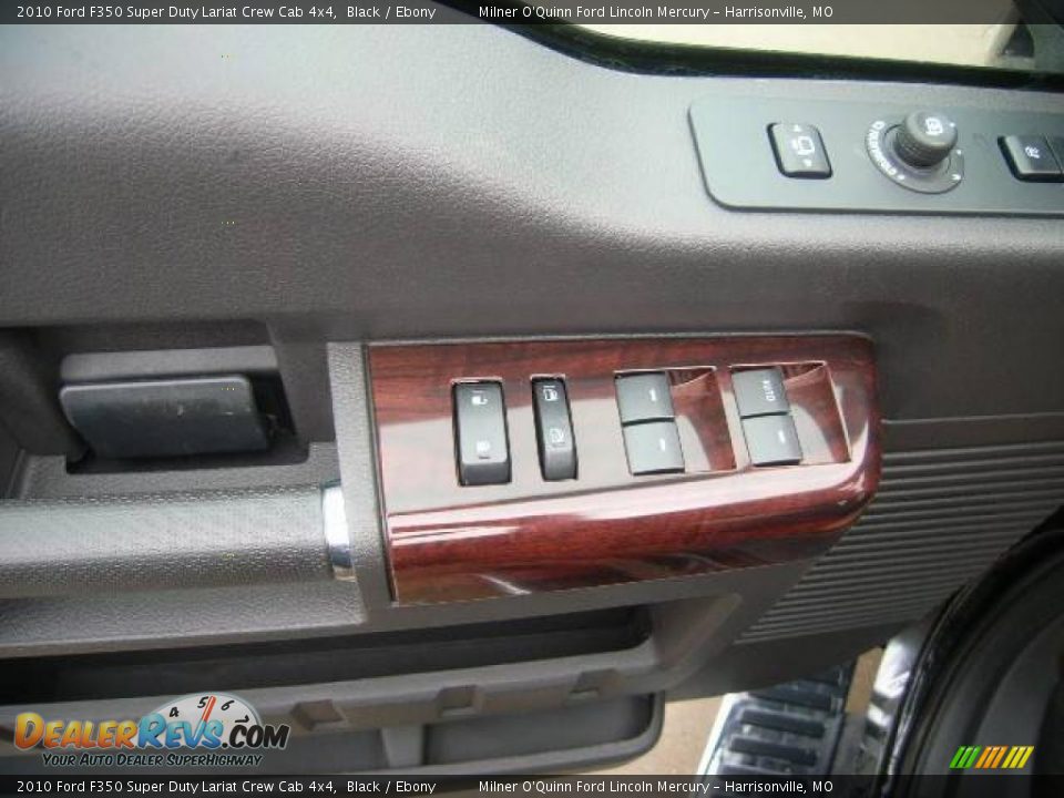 2010 Ford F350 Super Duty Lariat Crew Cab 4x4 Black / Ebony Photo #20