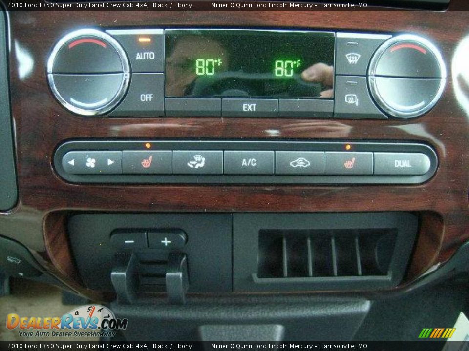 2010 Ford F350 Super Duty Lariat Crew Cab 4x4 Black / Ebony Photo #23