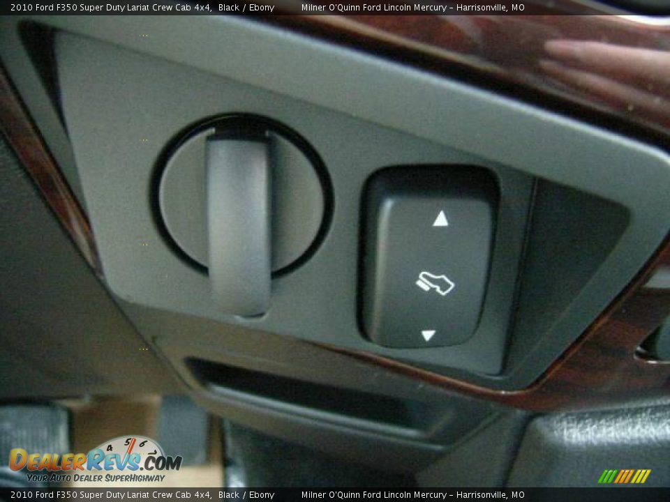 2010 Ford F350 Super Duty Lariat Crew Cab 4x4 Black / Ebony Photo #25