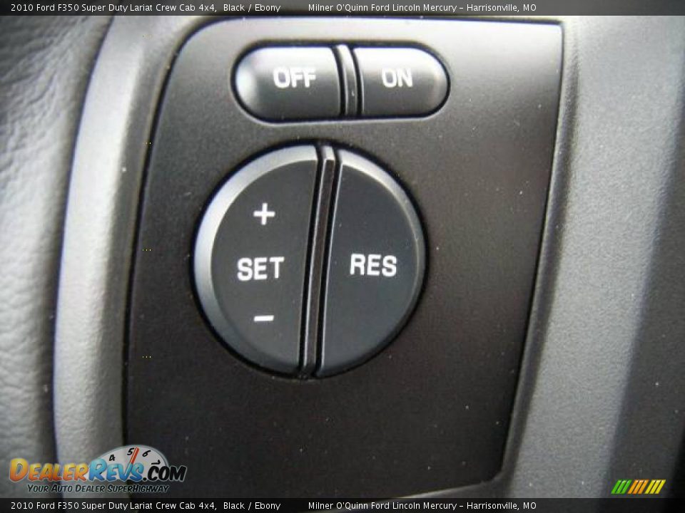 2010 Ford F350 Super Duty Lariat Crew Cab 4x4 Black / Ebony Photo #28