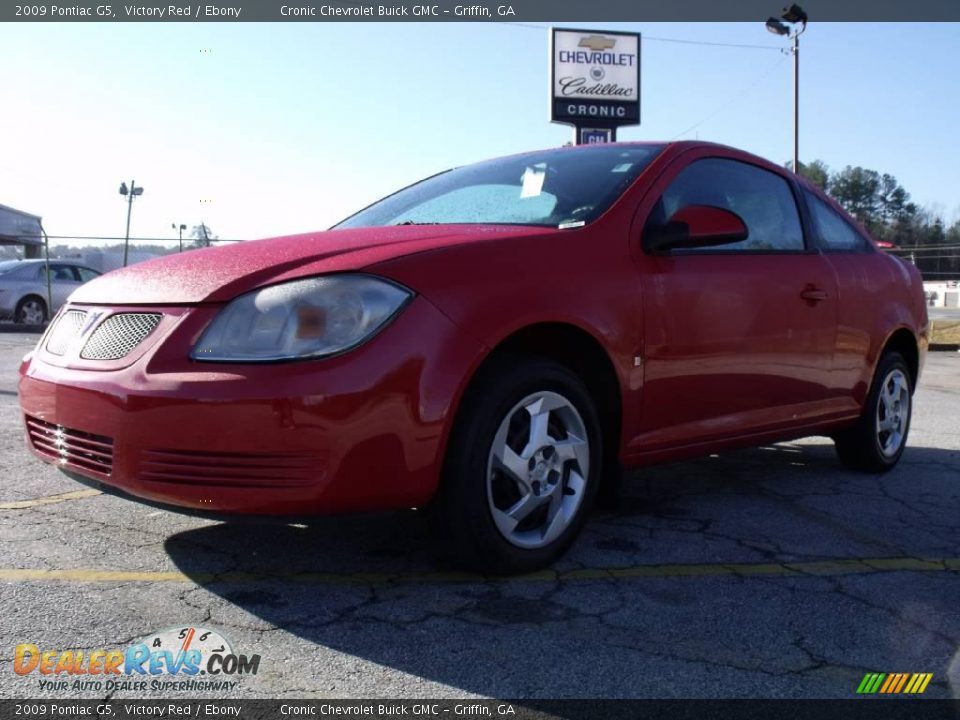 2009 Pontiac G5 Victory Red / Ebony Photo #1