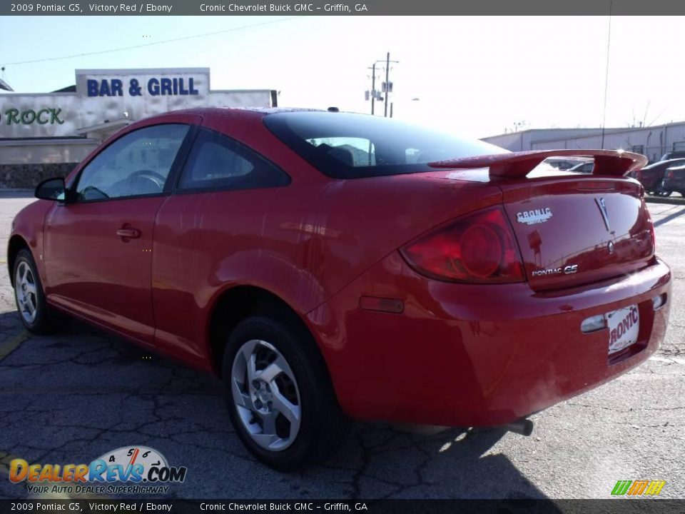 2009 Pontiac G5 Victory Red / Ebony Photo #3