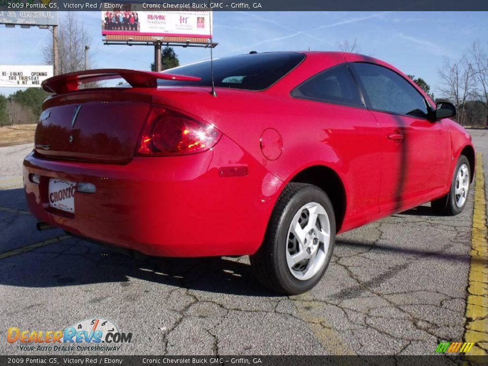 2009 Pontiac G5 Victory Red / Ebony Photo #5