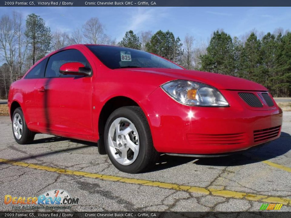 2009 Pontiac G5 Victory Red / Ebony Photo #7