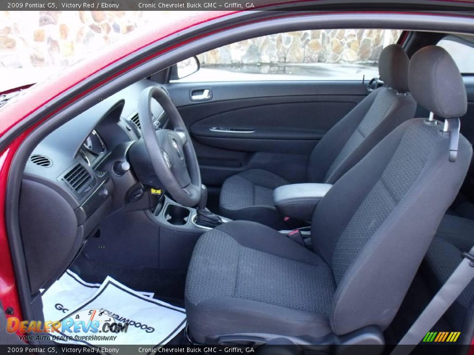 2009 Pontiac G5 Victory Red / Ebony Photo #10
