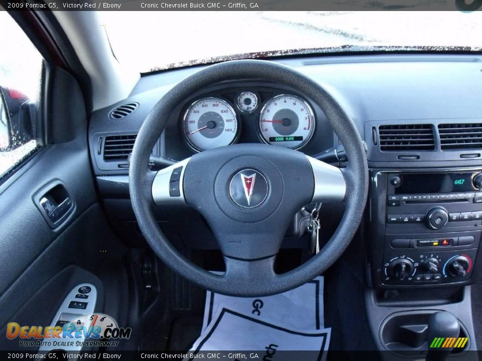 2009 Pontiac G5 Victory Red / Ebony Photo #16
