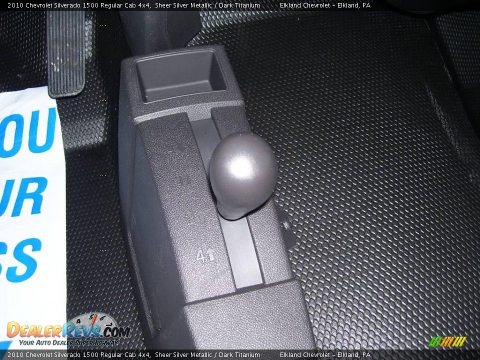 2010 Chevrolet Silverado 1500 Regular Cab 4x4 Sheer Silver Metallic / Dark Titanium Photo #22