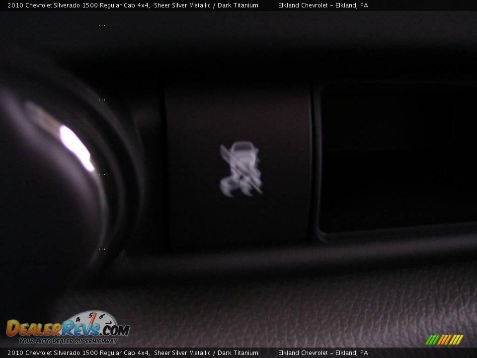 2010 Chevrolet Silverado 1500 Regular Cab 4x4 Sheer Silver Metallic / Dark Titanium Photo #24