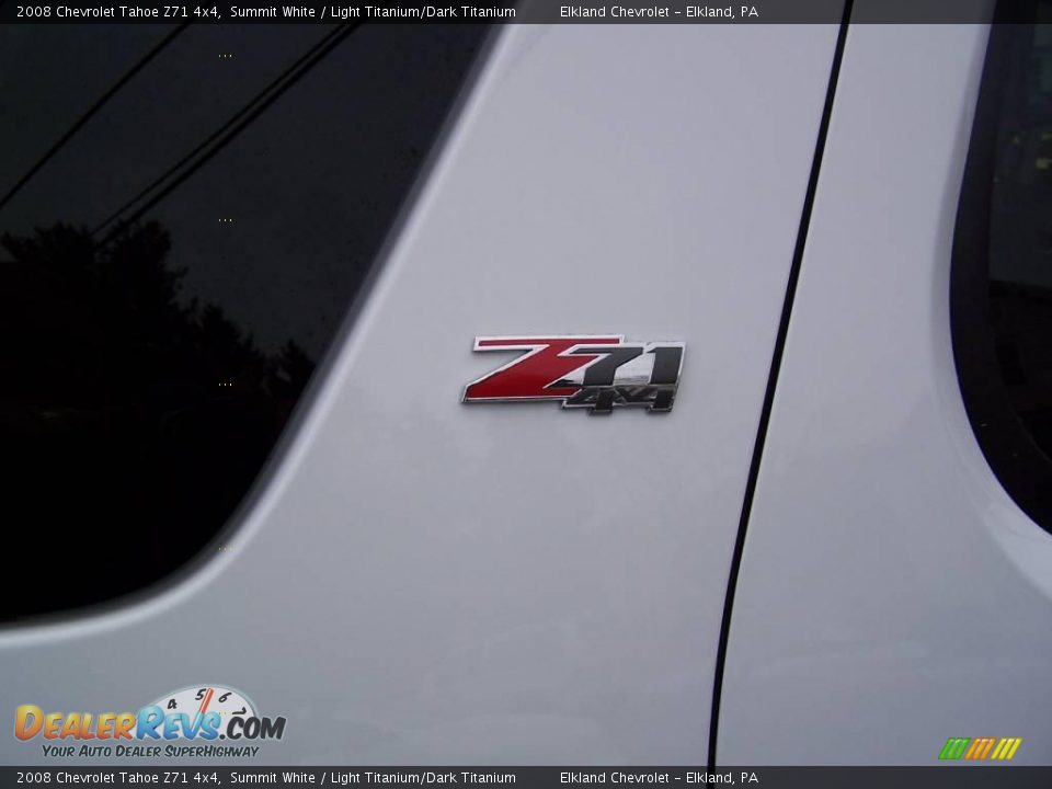 2008 Chevrolet Tahoe Z71 4x4 Summit White / Light Titanium/Dark Titanium Photo #9