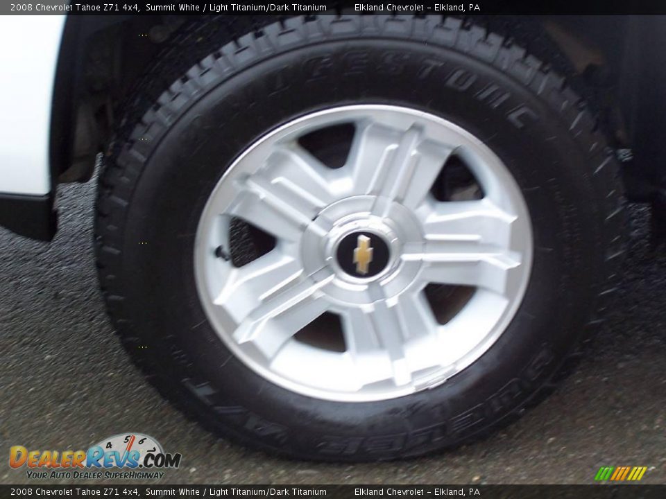 2008 Chevrolet Tahoe Z71 4x4 Summit White / Light Titanium/Dark Titanium Photo #10