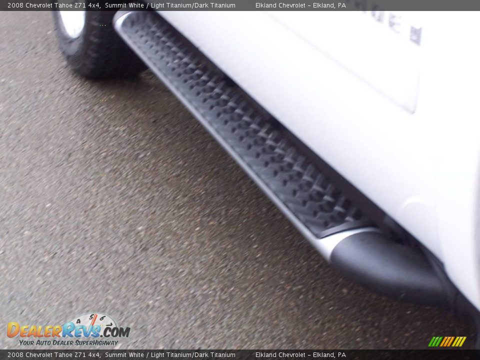 2008 Chevrolet Tahoe Z71 4x4 Summit White / Light Titanium/Dark Titanium Photo #12