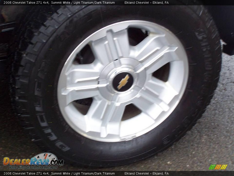 2008 Chevrolet Tahoe Z71 4x4 Summit White / Light Titanium/Dark Titanium Photo #15
