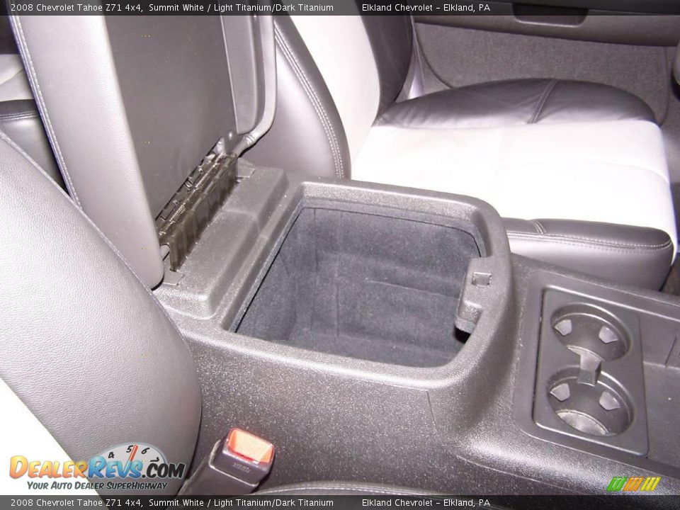 2008 Chevrolet Tahoe Z71 4x4 Summit White / Light Titanium/Dark Titanium Photo #33