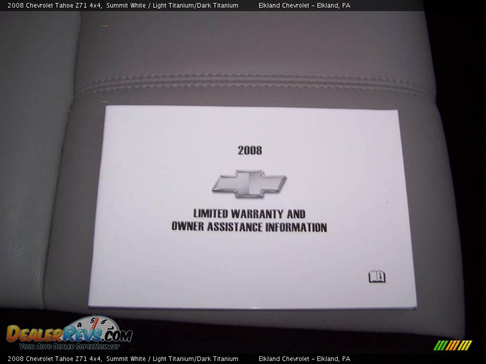 2008 Chevrolet Tahoe Z71 4x4 Summit White / Light Titanium/Dark Titanium Photo #36