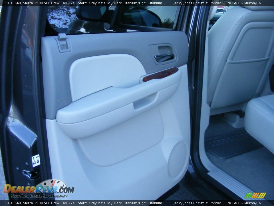 2010 GMC Sierra 1500 SLT Crew Cab 4x4 Storm Gray Metallic / Dark Titanium/Light Titanium Photo #3