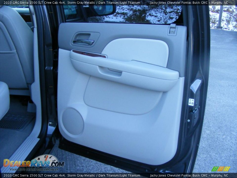 2010 GMC Sierra 1500 SLT Crew Cab 4x4 Storm Gray Metallic / Dark Titanium/Light Titanium Photo #5