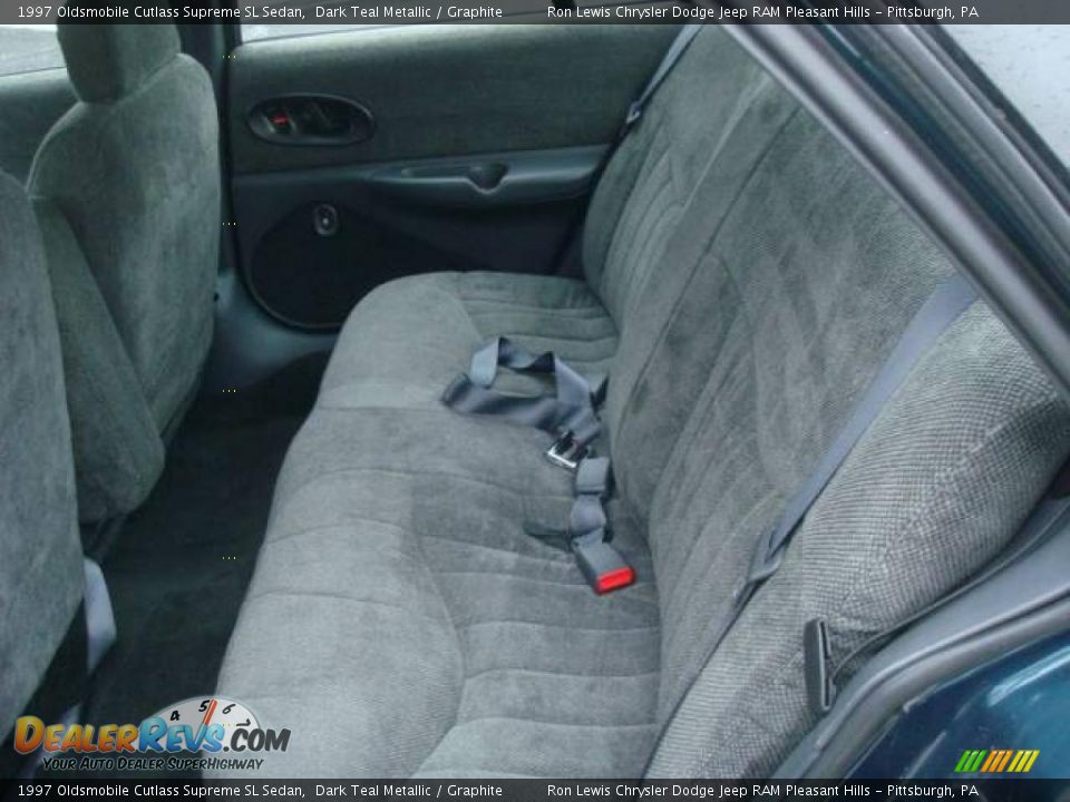 1997 Oldsmobile Cutlass Supreme SL Sedan Dark Teal Metallic / Graphite Photo #19