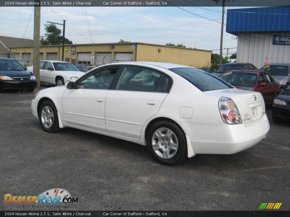 2004 Nissan Altima 2.5 S Satin White / Charcoal Photo #3