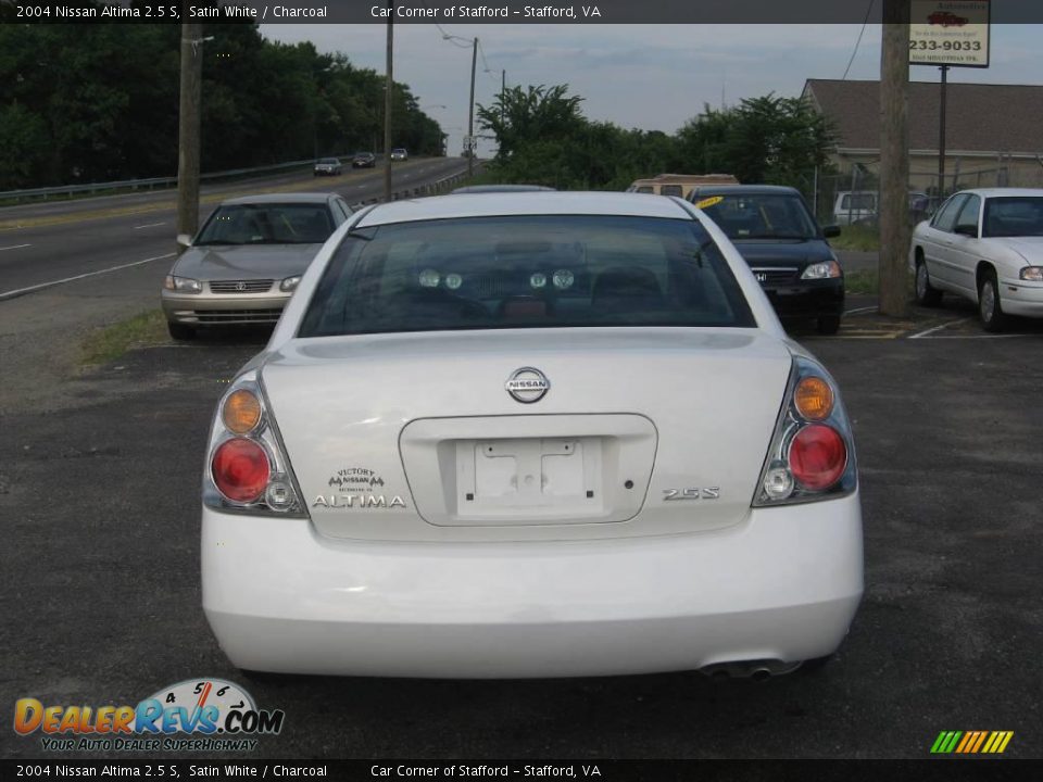 2004 Nissan Altima 2.5 S Satin White / Charcoal Photo #4