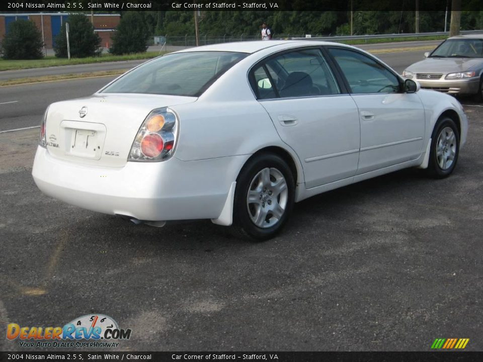 2004 Nissan Altima 2.5 S Satin White / Charcoal Photo #5