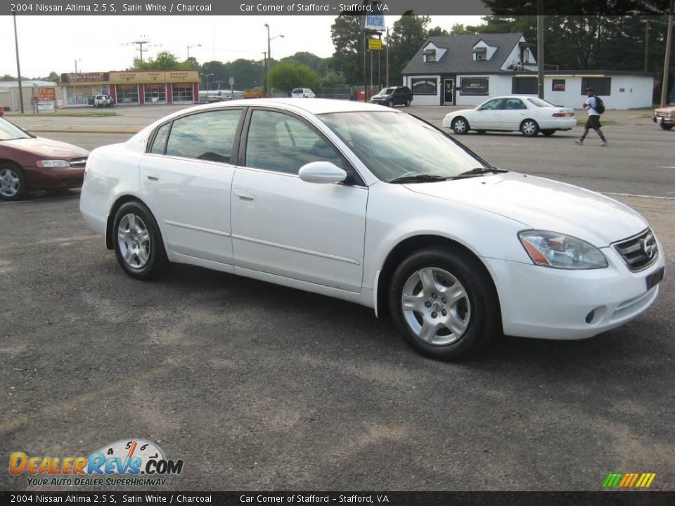 2004 Nissan Altima 2.5 S Satin White / Charcoal Photo #6