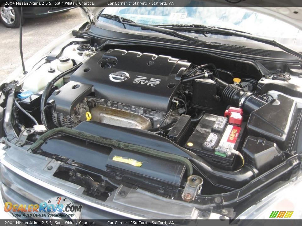 2004 Nissan Altima 2.5 S Satin White / Charcoal Photo #7