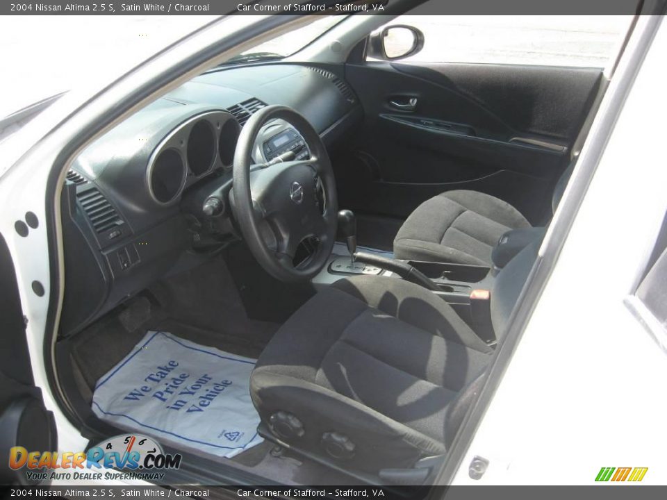 2004 Nissan Altima 2.5 S Satin White / Charcoal Photo #9