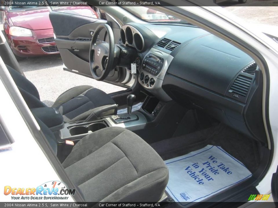2004 Nissan Altima 2.5 S Satin White / Charcoal Photo #12
