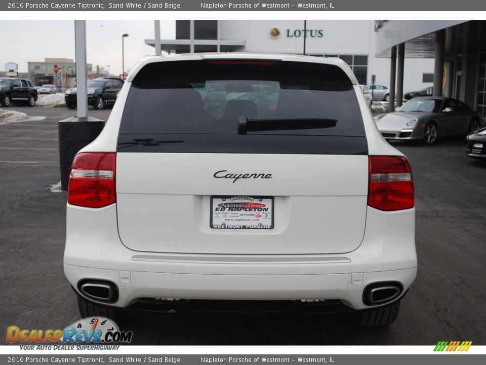 2010 Porsche Cayenne Tiptronic Sand White / Sand Beige Photo #4