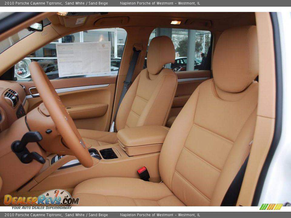 2010 Porsche Cayenne Tiptronic Sand White / Sand Beige Photo #10