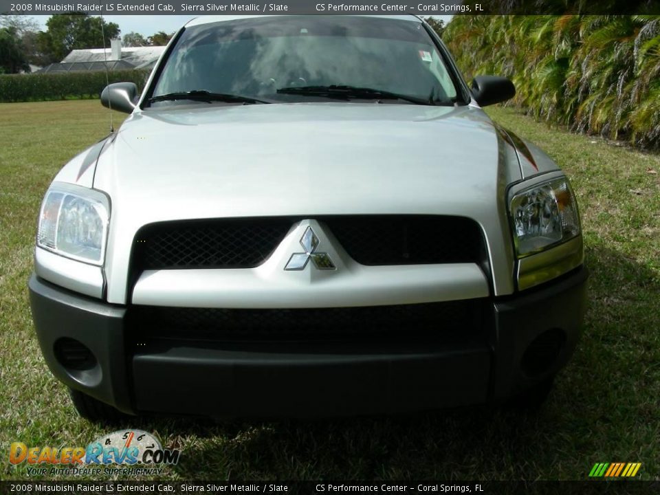 2008 Mitsubishi Raider LS Extended Cab Sierra Silver Metallic / Slate Photo #5