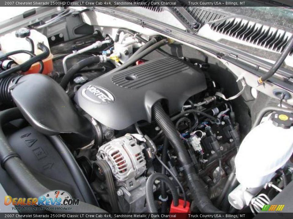 2007 Chevrolet Silverado 2500HD Classic LT Crew Cab 4x4 Sandstone Metallic / Dark Charcoal Photo #13