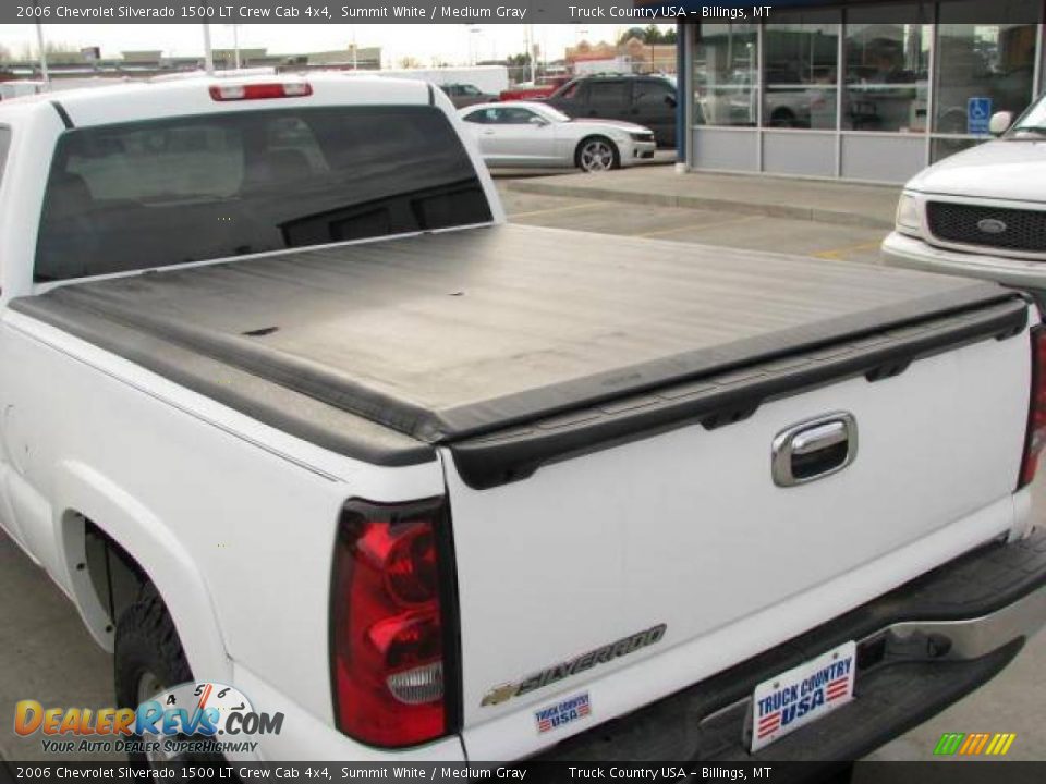 2006 Chevrolet Silverado 1500 LT Crew Cab 4x4 Summit White / Medium Gray Photo #7