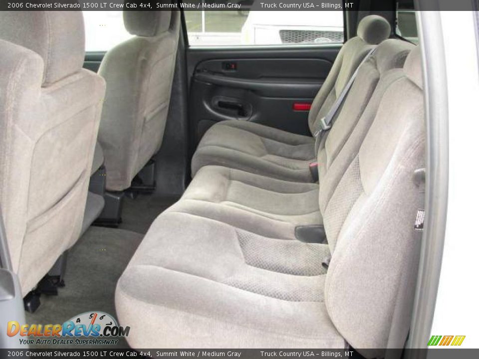 2006 Chevrolet Silverado 1500 LT Crew Cab 4x4 Summit White / Medium Gray Photo #9