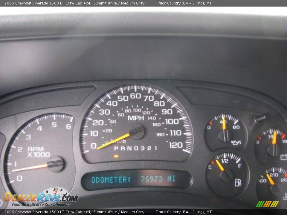 2006 Chevrolet Silverado 1500 LT Crew Cab 4x4 Summit White / Medium Gray Photo #13