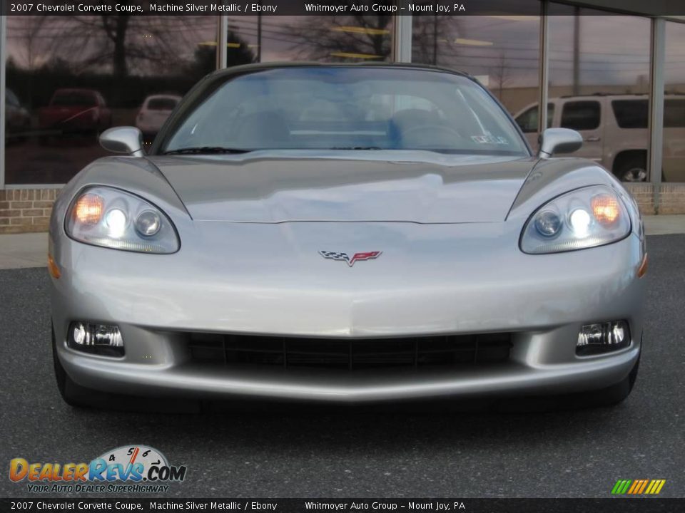 2007 Chevrolet Corvette Coupe Machine Silver Metallic / Ebony Photo #2