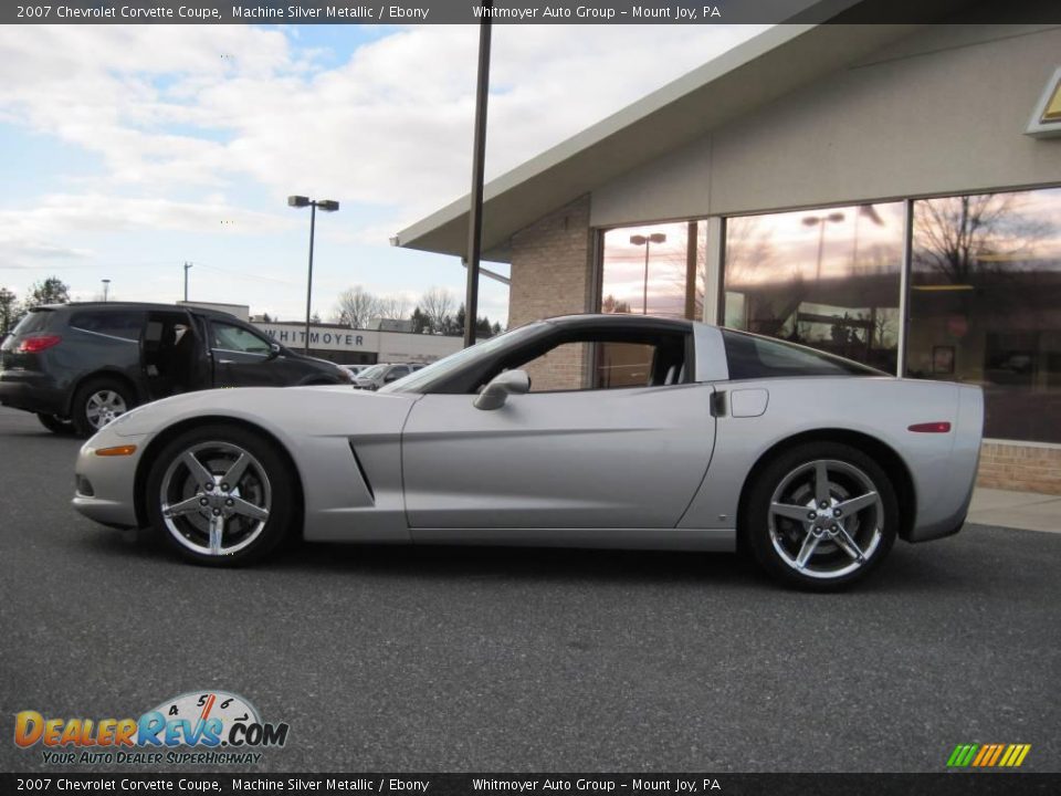 2007 Chevrolet Corvette Coupe Machine Silver Metallic / Ebony Photo #4