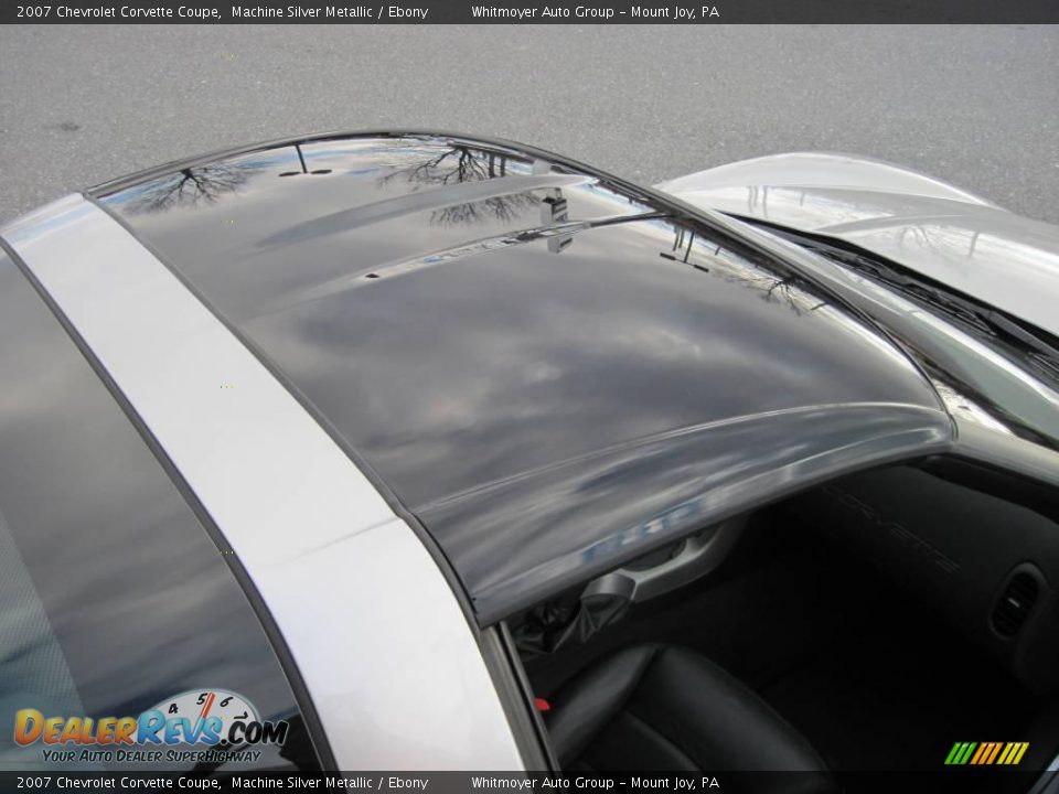 2007 Chevrolet Corvette Coupe Machine Silver Metallic / Ebony Photo #12